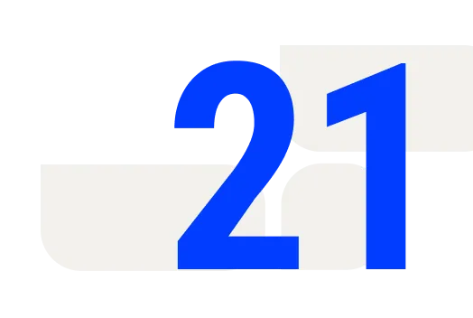 От 21 года