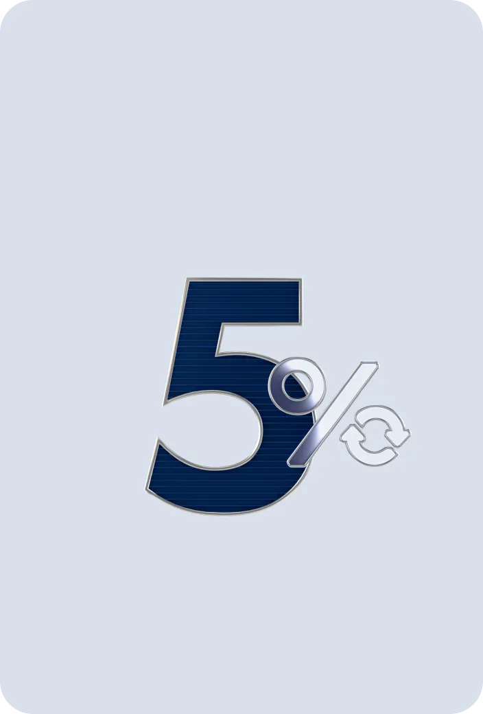 Барлық сатып алуларға 5%